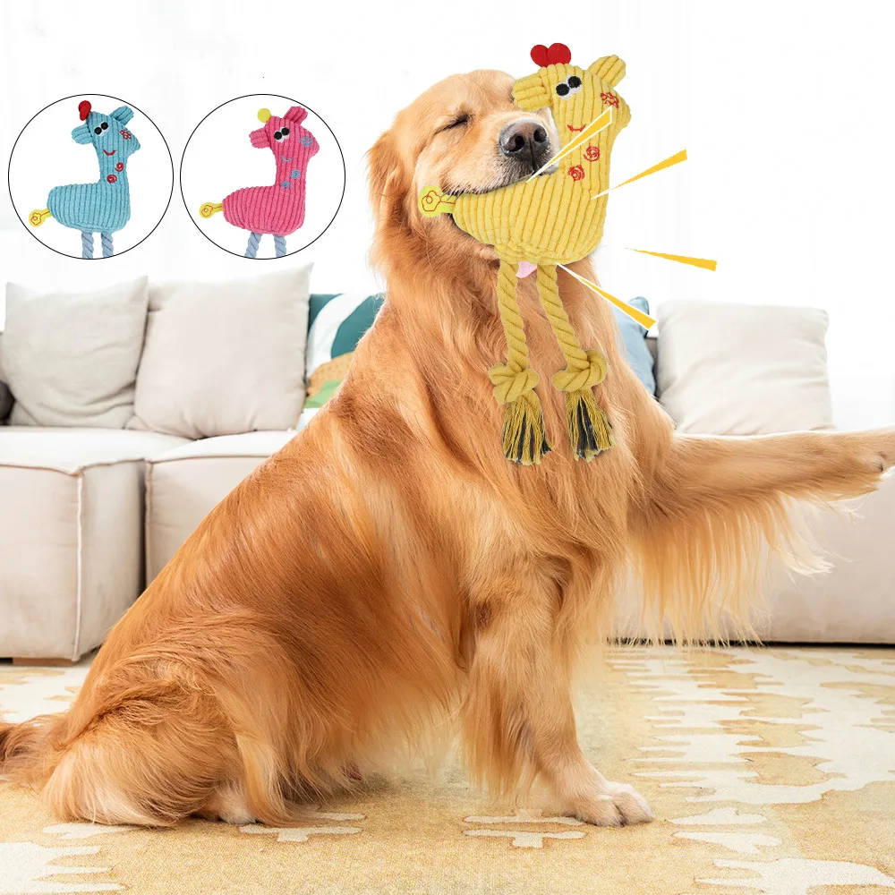 Pet Dog Chew Play Squeaker Toys Puppy Soft Plush Rope Animal Shape Teething Training Squeaky Sound Dogs Interactive Toy Gifts
Pet Dog Chew Play Squeaker Toys Puppy Soft Plush Rope Animal Shape Teething Training Squeaky Sound Dogs Interactive Toy Gifts