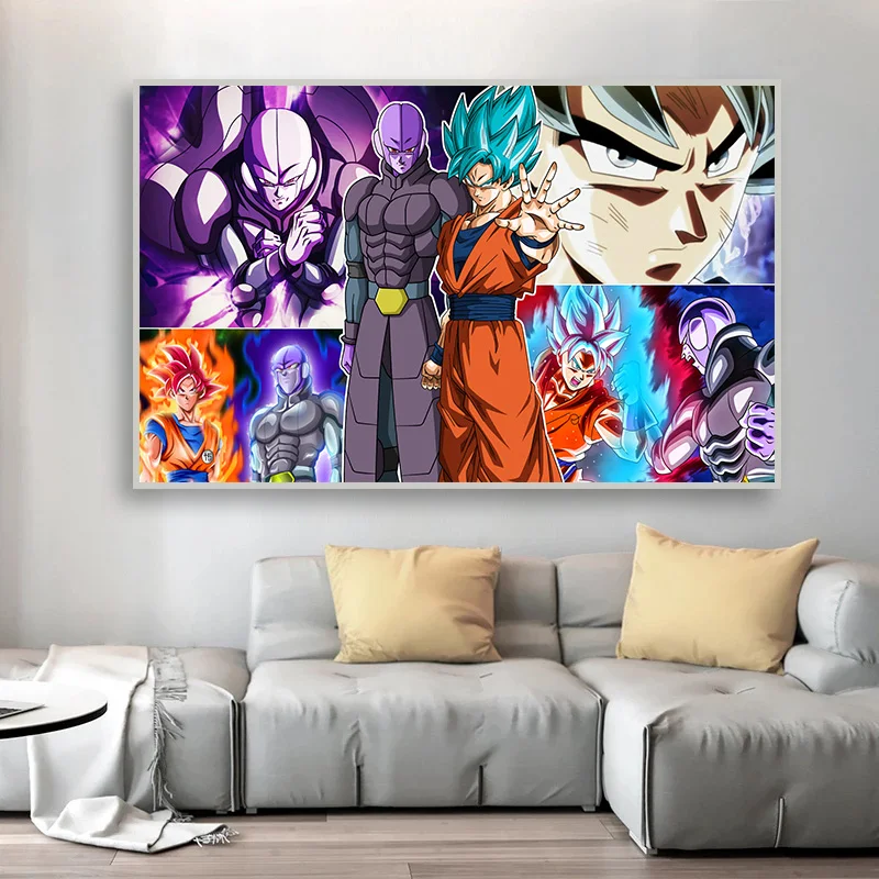 Japanese Anime Dragon Ball Canvas Painting Anime Character Goku Vegeta Poster Print Wall Art Picture Home Bedroom Decoration Mur
Japanese Anime Dragon Ball Canvas Painting Anime Character Goku Vegeta Poster Print Wall Art Picture Home Bedroom Decoration Mur