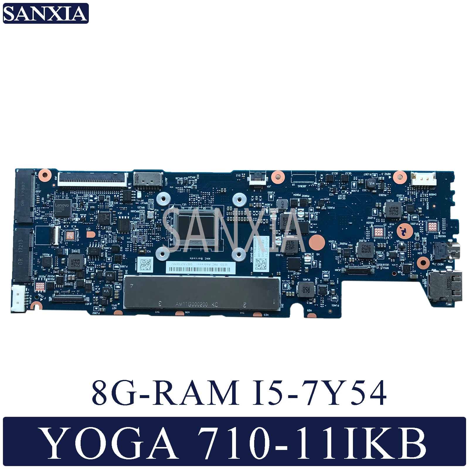 Материнская плата KEFU для ноутбука Lenovo YOGA 710-11IKB, оригинальная материнская плата 8 ГБ ОЗУ
Материнская плата KEFU для ноутбука Lenovo YOGA 710-11IKB, оригинальная материнская плата 8 ГБ ОЗУ