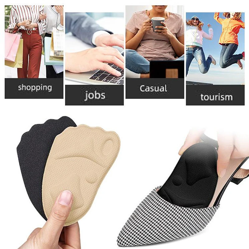 High Heel Foot Cushions Forefoot Anti-Slip Insole Breathable ShoesWomen Protection Foot Pad Foot Care Soft Insert 1pair/1set
High Heel Foot Cushions Forefoot Anti-Slip Insole Breathable ShoesWomen Protection Foot Pad Foot Care Soft Insert 1pair/1set