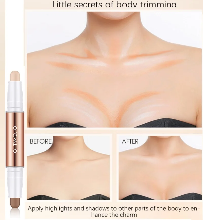 2 In 1 Highlighter Makeup Contouring Pen Waterproof Face Body Shimmer Powder Texture Highlight Illuminator Stick Women Cosmetics
2 In 1 Highlighter Makeup Contouring Pen Waterproof Face Body Shimmer Powder Texture Highlight Illuminator Stick Women Cosmetics