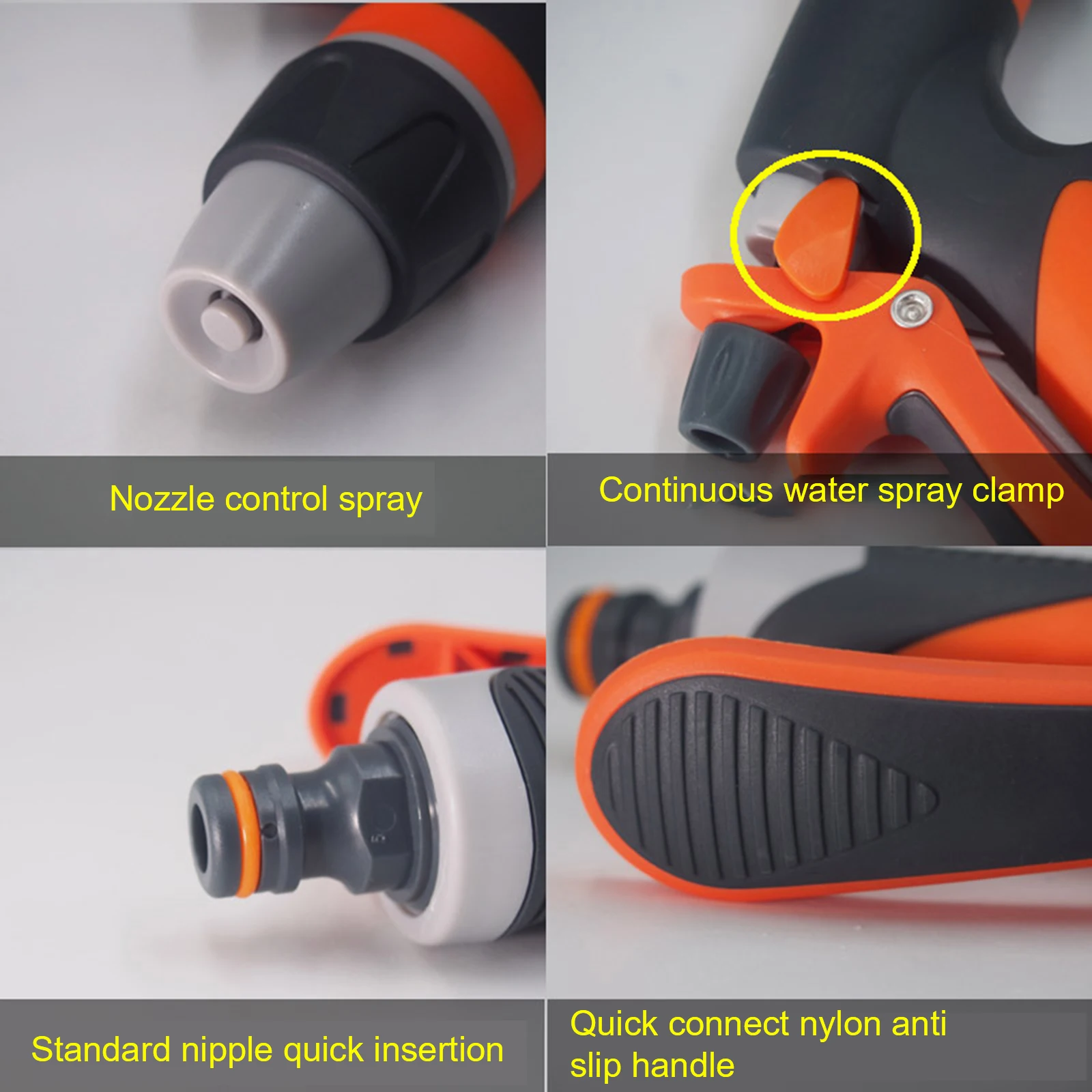 Garden Water Sprayer Hose Water Spray Guns Garden Irrigation Spraying Safety Portable Irrigation Tool Nultiple Spraying Patterns
Garden Water Sprayer Hose Water Spray Guns Garden Irrigation Spraying Safety Portable Irrigation Tool Nultiple Spraying Patterns