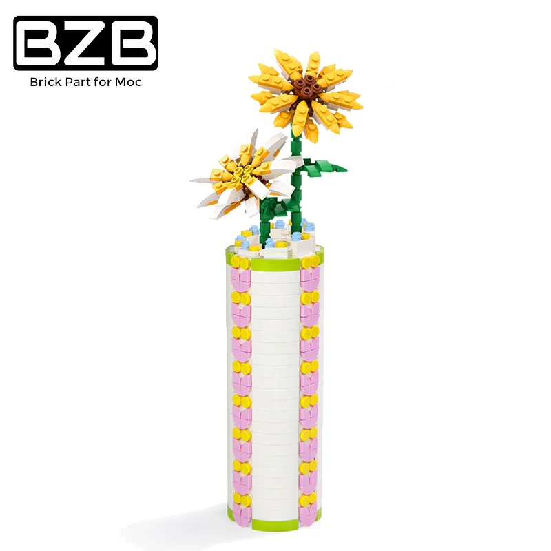 BZB MOC Garden Plant Potted Vase Pink White Vase Decorative Flower Model Building Blocks Decoration Kids Gifts DIY Toys
BZB MOC Garden Plant Potted Vase Pink White Vase Decorative Flower Model Building Blocks Decoration Kids Gifts DIY Toys