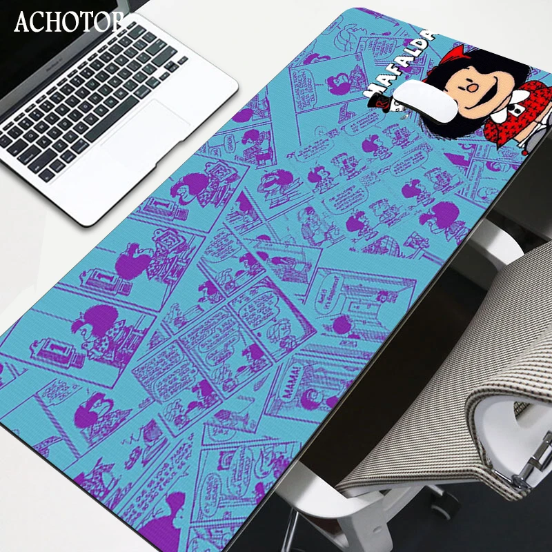 Anime Mafalda Mousepad Gamer Cute 80x30cm kawaii Large Gaming Mouse Pad XL Locking Edge Laptop Notebook Desk Mat Birthday Gift
Anime Mafalda Mousepad Gamer Cute 80x30cm kawaii Large Gaming Mouse Pad XL Locking Edge Laptop Notebook Desk Mat Birthday Gift