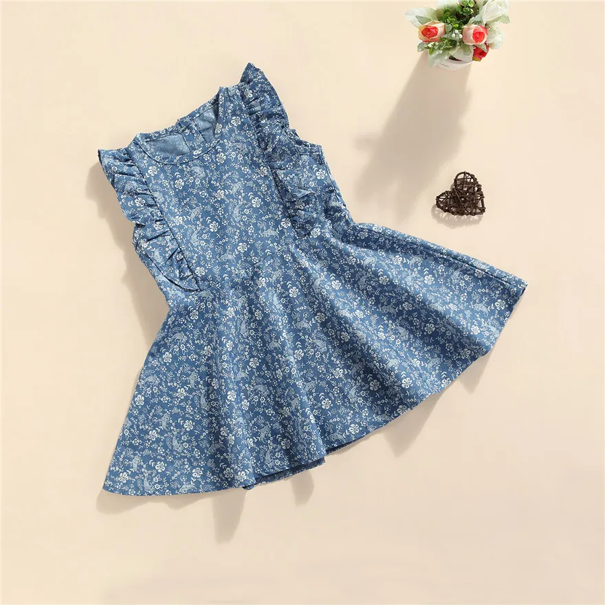 WenaZao Children Floral Print A-line Dress Girls Sleeveless Large Hem Midi Dress with Ruffles Little Girls Summer Casual Dresses
WenaZao Children Floral Print A-line Dress Girls Sleeveless Large Hem Midi Dress with Ruffles Little Girls Summer Casual Dresses