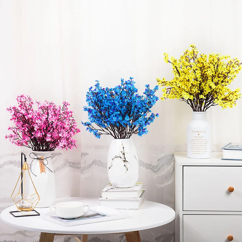 Artificial Fake Flowers Gypsophila Bouquet Home Living Room Party Fake Branch Christmas Wedding Decoration Flower Arrangement
Artificial Fake Flowers Gypsophila Bouquet Home Living Room Party Fake Branch Christmas Wedding Decoration Flower Arrangement