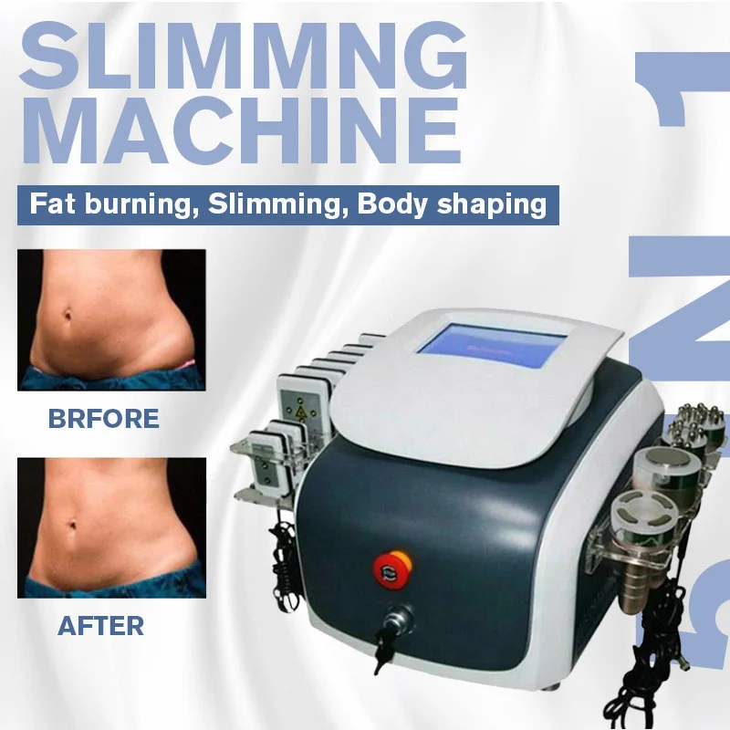 

Ultrasonic Fat Reduction Cavitation Slimming Machine Lipo Laser Spa Use Slim Vacuum Radio Frequency Skin Tightening Equipment