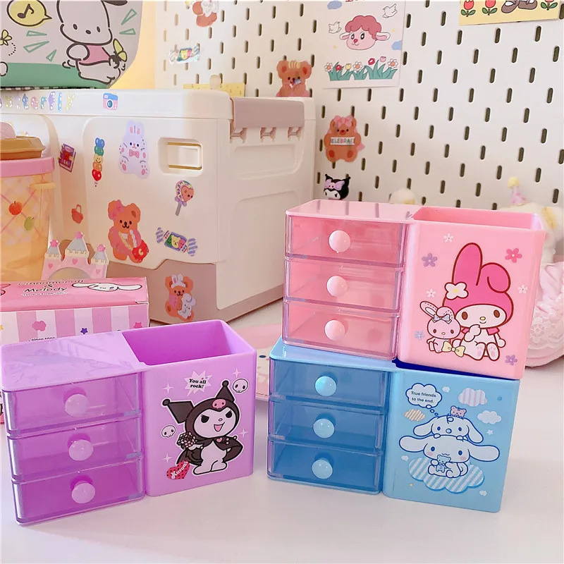 Милый Коричный держатель для ручек My Melody Kuromi, Настольный держатель для ручек Kawaii аниме, ящик для хранения, коробка для хранения
Милый Коричный держатель для ручек My Melody Kuromi, Настольный держатель для ручек Kawaii аниме, ящик для хранения, коробка для хранения