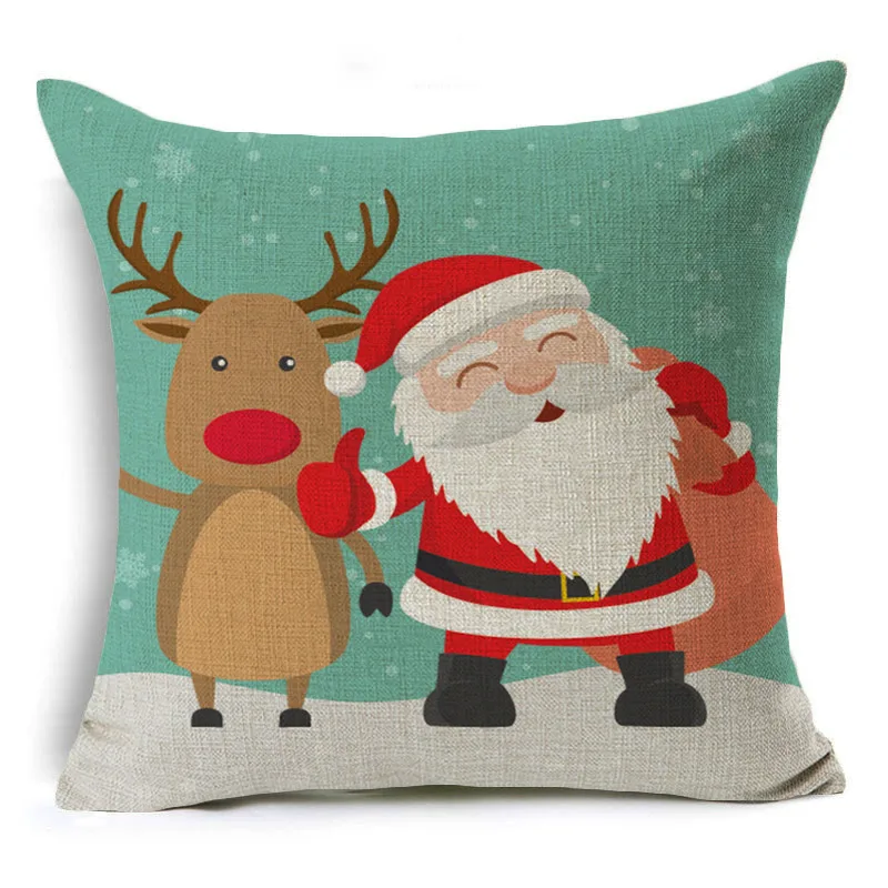 Pillow case 45*45 Christmas Pillowcase Santa Claus Elk Printed Polyester Pillowcase
Pillow case 45*45 Christmas Pillowcase Santa Claus Elk Printed Polyester Pillowcase