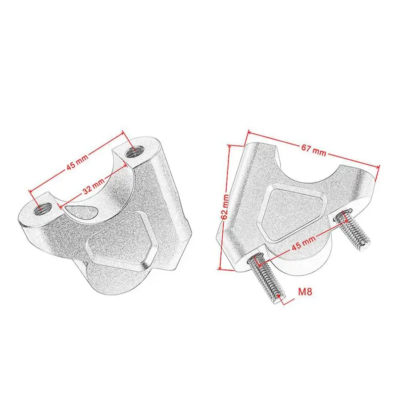 Motorcycle Handlebar Riser Kit Bar Clamp Move Motorcycle Accessories Mount For BMW R1200GS LC R1200GS R1250GS
Motorcycle Handlebar Riser Kit Bar Clamp Move Motorcycle Accessories Mount For BMW R1200GS LC R1200GS R1250GS