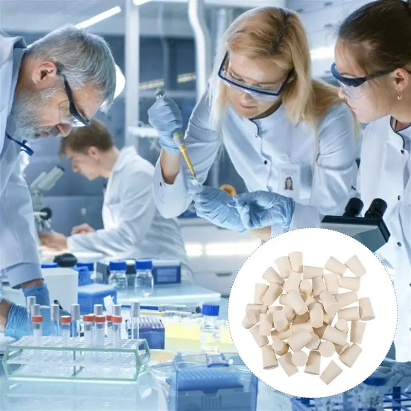 50 Pcs Rubber Stoppers Sealing Plugs Laboratory Flask Plugs Test Tube Stopper
50 Pcs Rubber Stoppers Sealing Plugs Laboratory Flask Plugs Test Tube Stopper