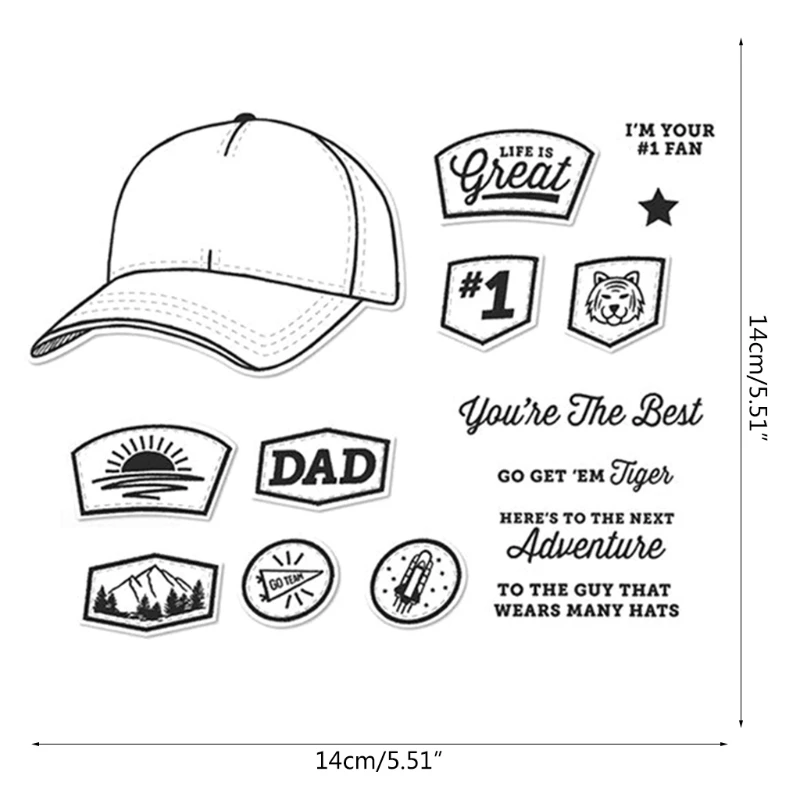 Father's Day Silicone Seal Carbon Steel Cutting Dies DIY Scrapbooking Photo Album Embossing Paper Cards Making Stencil 
Father's Day Silicone Seal Carbon Steel Cutting Dies DIY Scrapbooking Photo Album Embossing Paper Cards Making Stencil