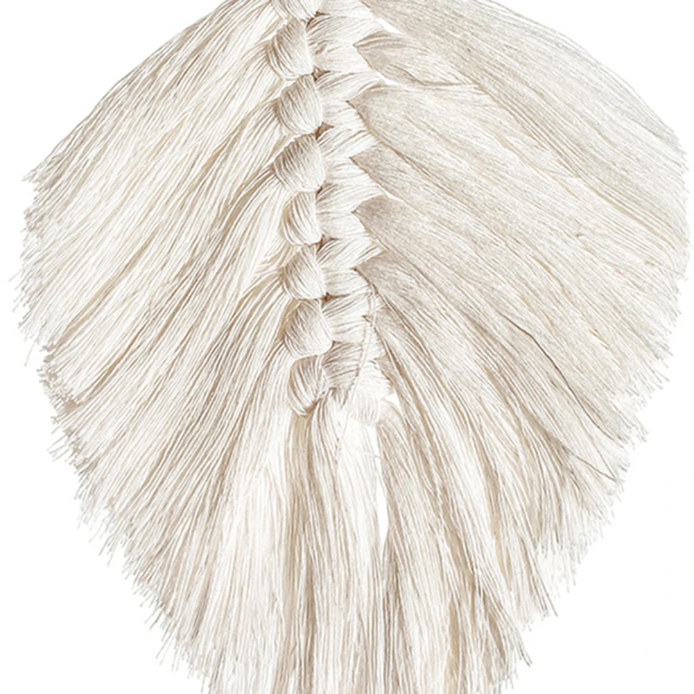 Eco-friendly Cotton Rope Pendant Exquisite Wall Hanging Tassels Ornament Home Living Room Decorations 20cm 
Eco-friendly Cotton Rope Pendant Exquisite Wall Hanging Tassels Ornament Home Living Room Decorations 20cm
