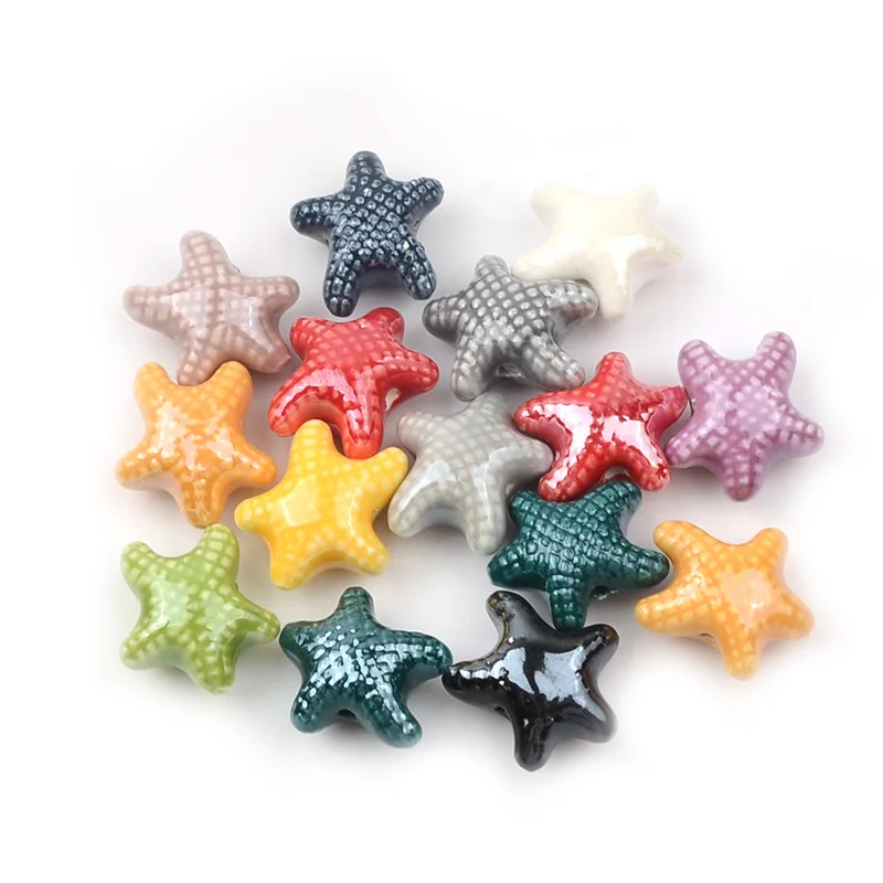 Colorful Starfish Shaped Ceramic Beads For Jewelry Making DIY Bracelets Necklace Handicraft Accessories Crafts
Colorful Starfish Shaped Ceramic Beads For Jewelry Making DIY Bracelets Necklace Handicraft Accessories Crafts