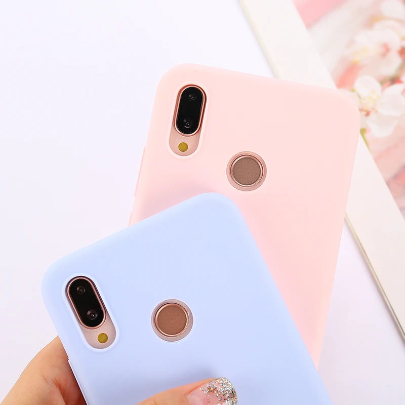 Candy Color Soft Case Cover for Xiaomi Mi 5X 6X 8 9 SE 9T Note 10 3 CC9e CC9 Pro A1 A2 A3 Lite F1 Play Mix 2 2s Cases Coque | Мобильные