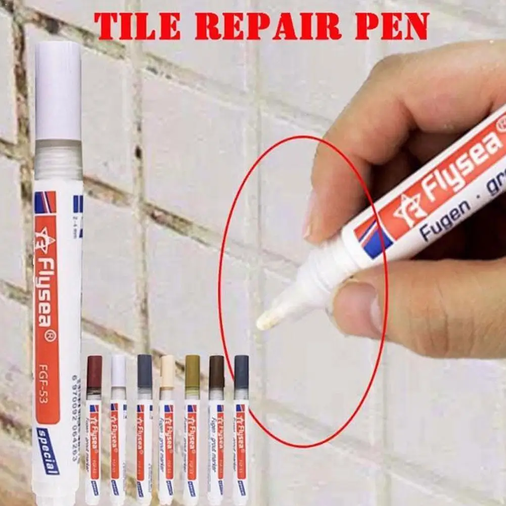 Color Pen White Tile Refill Grout Pen Tile Gap Repair Bathroom Porcelain Filling Waterproof Mouldproof Cleaner Agents Paint P2N1
Color Pen White Tile Refill Grout Pen Tile Gap Repair Bathroom Porcelain Filling Waterproof Mouldproof Cleaner Agents Paint P2N1