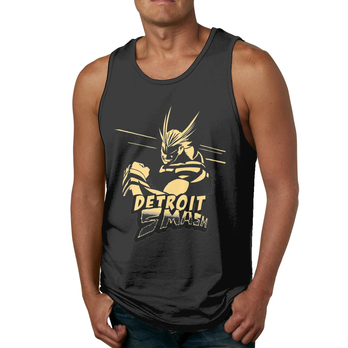 3D Print Boy My Hero Academia All Might Detroit Smash Sleeveless Tank Top Crewneck Hip Hop 100% Cotton Sleeveless Vest
3D Print Boy My Hero Academia All Might Detroit Smash Sleeveless Tank Top Crewneck Hip Hop 100% Cotton Sleeveless Vest