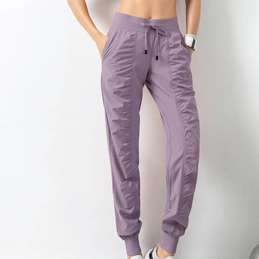 High Waist Solid Color Sweatpants Casual Drawstring Ankle-Tied Slim Trousers Clothing Ankle Cuff Tight Sweatpants with Pocket
High Waist Solid Color Sweatpants Casual Drawstring Ankle-Tied Slim Trousers Clothing Ankle Cuff Tight Sweatpants with Pocket