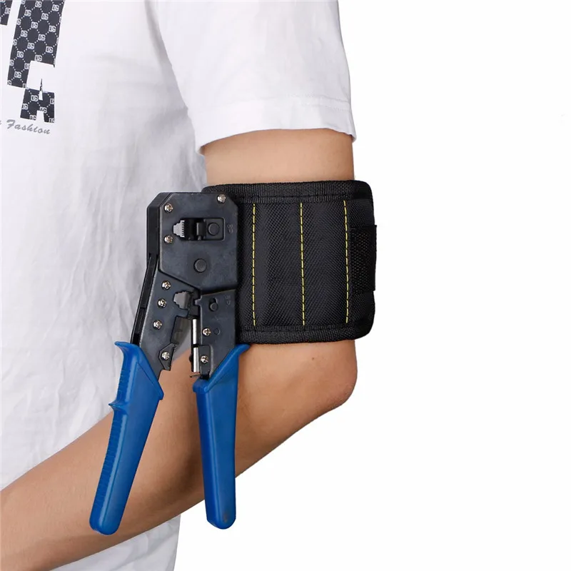 

Magnetic Wristband with Strong Magnets for Holding Screws Nails Drill Bits Great for Your Tool Bag Perfect for Repair Bags