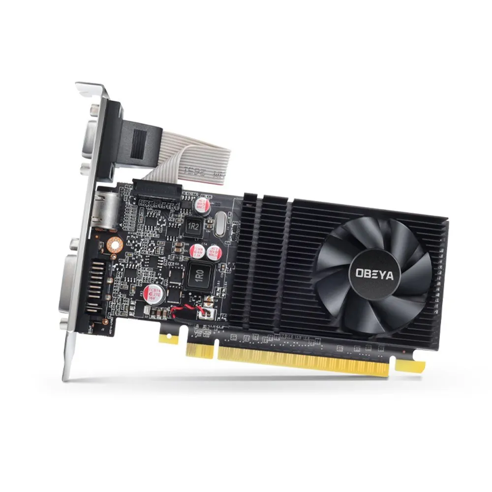 Графическая карта OBEYA G210 1G, 1 ГБ, 64 бит, память DDR3, 500 МГц, частота памяти DVI-D + HD + VGA, игровая видеокарта
Графическая карта OBEYA G210 1G, 1 ГБ, 64 бит, память DDR3, 500 МГц, частота памяти DVI-D + HD + VGA, игровая видеокарта