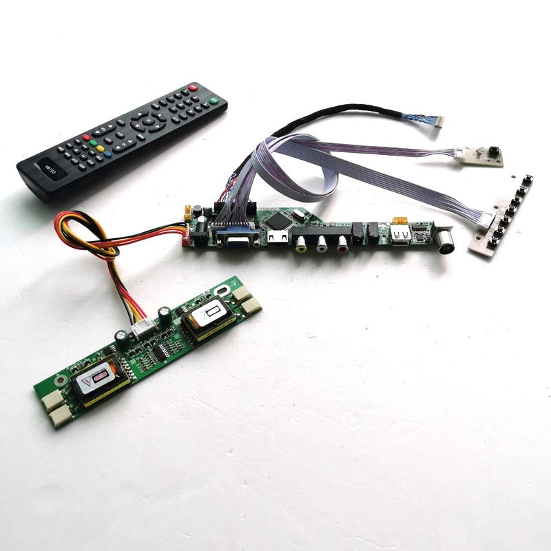 Плата привода QD15XL16 Rev.01/2 T.V56, плата 4CCFL LVDS 20Pin VGA AV USB RF, ЖК-дисплей, панель, инвертор + пульт + Комплект клавиатуры
Плата привода QD15XL16 Rev.01/2 T.V56, плата 4CCFL LVDS 20Pin VGA AV USB RF, ЖК-дисплей, панель, инвертор + пульт + Комплект клавиатуры