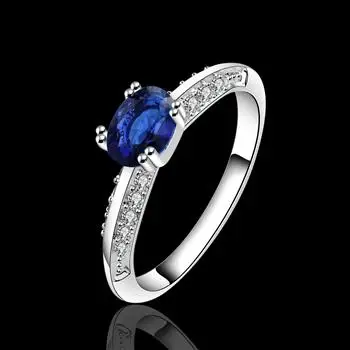 Silver-plated Oval Blue Zircon Simple Ring R627-A-8 LKNSPCR627-B
Silver-plated Oval Blue Zircon Simple Ring R627-A-8 LKNSPCR627-B