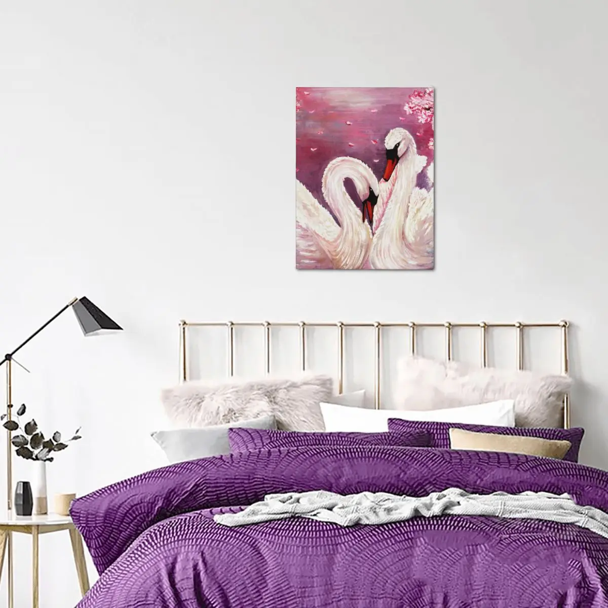 Canvas Painting Swan Pink Flowers Oil Painting Poster Print Wall Art Picture Modern Living Room Decor 12x16inch
Canvas Painting Swan Pink Flowers Oil Painting Poster Print Wall Art Picture Modern Living Room Decor 12x16inch