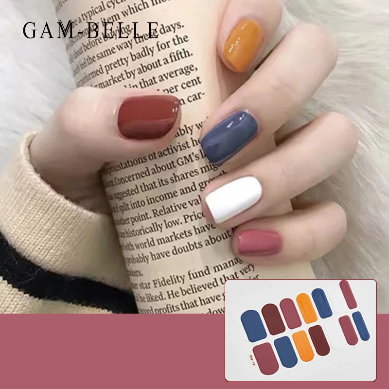 GAM-BELLE Cute Nail Sticker Strawberry Flower Glitter Designs Decals Full Cover Nail Wraps Waterproof Adhesive Nail Decoration
GAM-BELLE Cute Nail Sticker Strawberry Flower Glitter Designs Decals Full Cover Nail Wraps Waterproof Adhesive Nail Decoration
