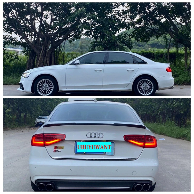 EPFBSQP ABS Unpainted Painted Exterior Rear Spoiler Tail Trunk Boot Wing Decoration Car Styling For Audi A4 B8 B8.5 2009-2014
EPFBSQP ABS Unpainted Painted Exterior Rear Spoiler Tail Trunk Boot Wing Decoration Car Styling For Audi A4 B8 B8.5 2009-2014