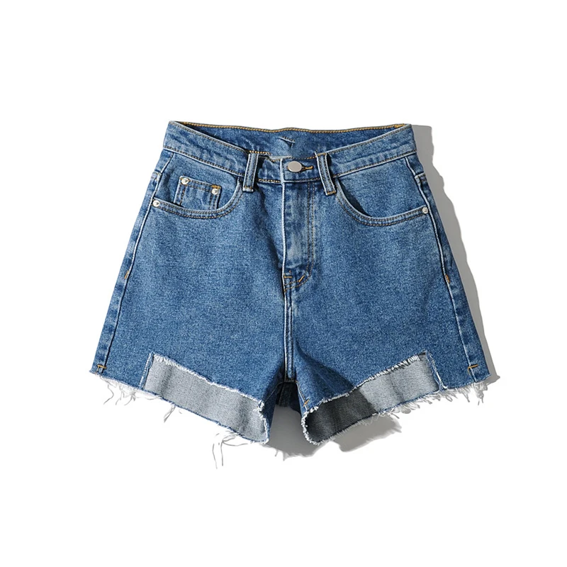 Summer new style street fashion solid color high waist denim shorts for women, thinner and cracked hot pants jeans for women
Summer new style street fashion solid color high waist denim shorts for women, thinner and cracked hot pants jeans for women