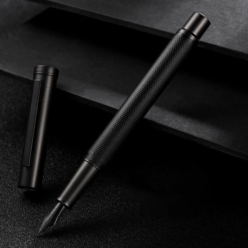 Fountain Pen Titanium Black EF/F Nib High Quality Tree Texture Excellent Writing Gifts For Business Office Supplies
Fountain Pen Titanium Black EF/F Nib High Quality Tree Texture Excellent Writing Gifts For Business Office Supplies