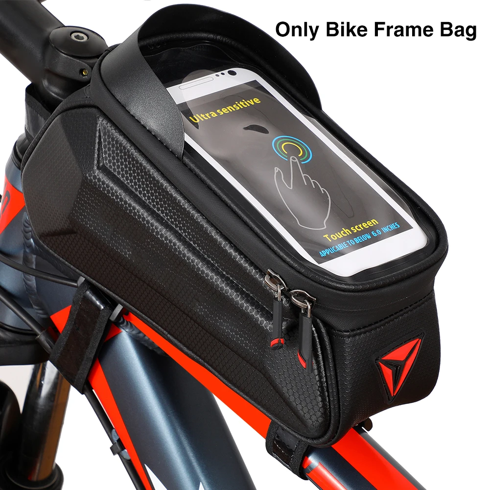 Universal Top Tube PU Outdoor Waterproof Flashlights Keys Cycling Bike Frame Bag Top Tube Front Head Bag Front Beam Bag
Universal Top Tube PU Outdoor Waterproof Flashlights Keys Cycling Bike Frame Bag Top Tube Front Head Bag Front Beam Bag