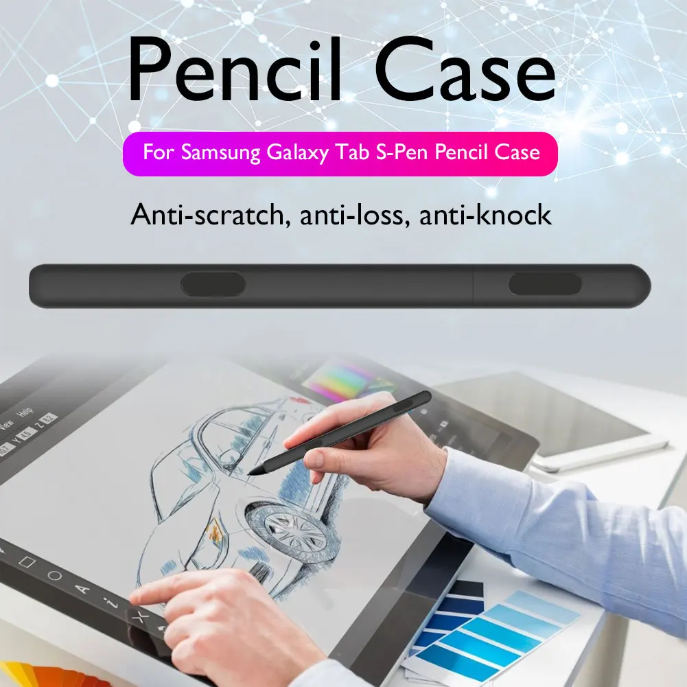 Simple business pencil case For Sam-sung Galaxy- Tab S6 S7 S-Pen Cover Cute Cartoon Tablet Silicone Pencil Case X6HA
Simple business pencil case For Sam-sung Galaxy- Tab S6 S7 S-Pen Cover Cute Cartoon Tablet Silicone Pencil Case X6HA