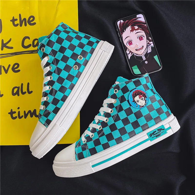 Women Anime Shoes Men Vulcanized Cosplay Comic Sneakers High Top Skateboard Shoes Men Canvas Tennis Shoes
Women Anime Shoes Men Vulcanized Cosplay Comic Sneakers High Top Skateboard Shoes Men Canvas Tennis Shoes