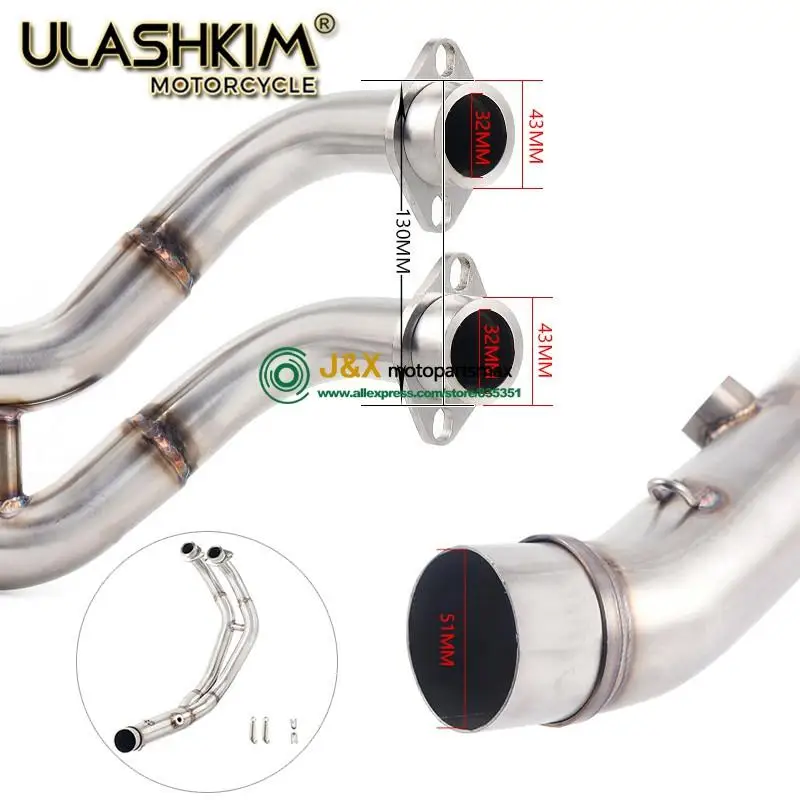 Motorcycle Full Set Muffler Exhaust Middle Pipe Modified For Yamaha MT-07 FZ-07 MT07 MT 07 2014 2015 2016 2017
Motorcycle Full Set Muffler Exhaust Middle Pipe Modified For Yamaha MT-07 FZ-07 MT07 MT 07 2014 2015 2016 2017
