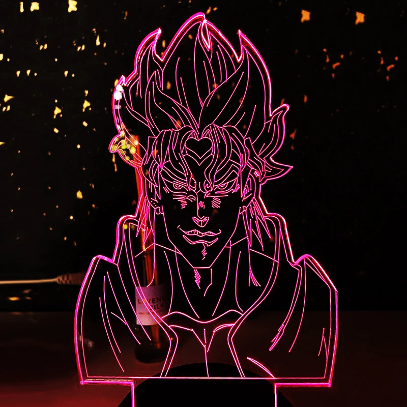 Acrylic Night Lamp Anime JoJos Bizarre Adventur Light Touch Sensor Colorful Table Led Night Light for Bedroom Decor Dio Figure
Acrylic Night Lamp Anime JoJos Bizarre Adventur Light Touch Sensor Colorful Table Led Night Light for Bedroom Decor Dio Figure