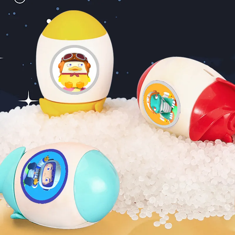 2 шт. детские игрушки для воды животные милый мультфильм ракета младенцев