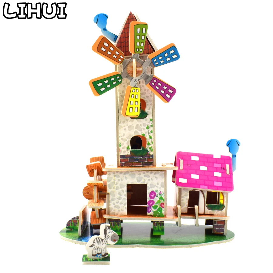 3D DIY Houses Puzzle Jigsaw Toys for Children Castle Windmill Architecture Puzzle Baby Toys Early Learning Educational Kids Gift
3D DIY Houses Puzzle Jigsaw Toys for Children Castle Windmill Architecture Puzzle Baby Toys Early Learning Educational Kids Gift