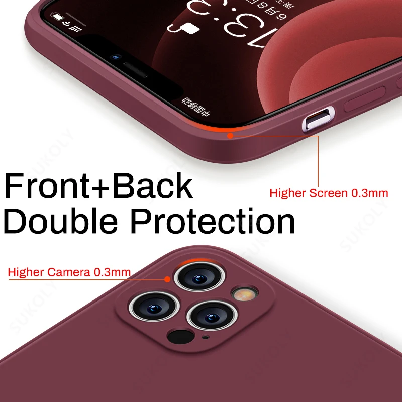 2021 New Square Liquid Silicone Case For iPhone 12 11 Pro Max rotector Case For iPhone X XS MAX XR 7 8 6 6S PLUS SE 2020 Cover
2021 New Square Liquid Silicone Case For iPhone 12 11 Pro Max rotector Case For iPhone X XS MAX XR 7 8 6 6S PLUS SE 2020 Cover