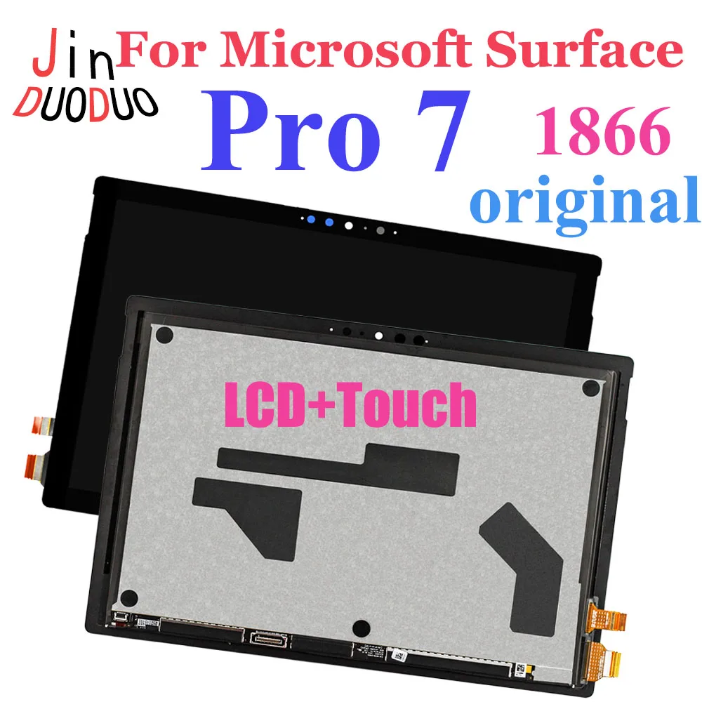 Original For Microsoft Surface Pro 7 1866 Touch Screen LCD Display Panel Digitizer Assembly Replacement
Original For Microsoft Surface Pro 7 1866 Touch Screen LCD Display Panel Digitizer Assembly Replacement