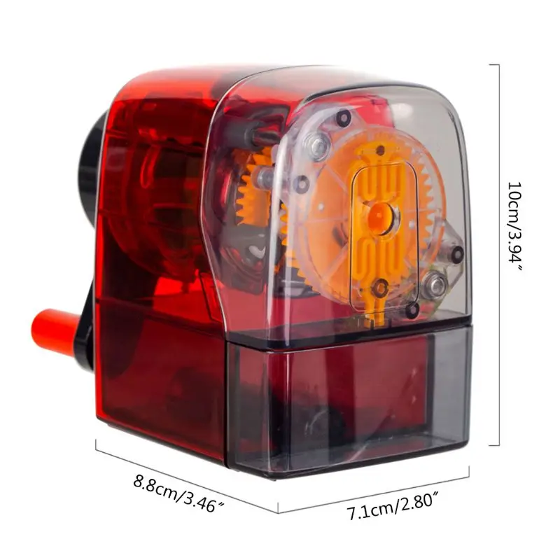 Creative Clear Pencil Sharpener Mechanical Manual Hand Cranking Stationery School Office Supplies Student Gift
Creative Clear Pencil Sharpener Mechanical Manual Hand Cranking Stationery School Office Supplies Student Gift