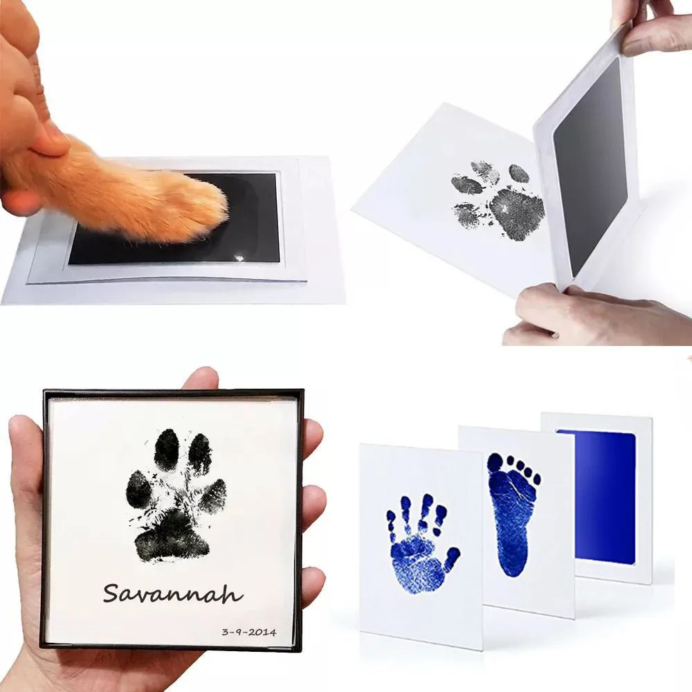 DIY Contactless Stamp Pad Blue Green black Red Safe and non-toxic Pet Dog Cat baby handprint or footprint Ink pad
DIY Contactless Stamp Pad Blue Green black Red Safe and non-toxic Pet Dog Cat baby handprint or footprint Ink pad