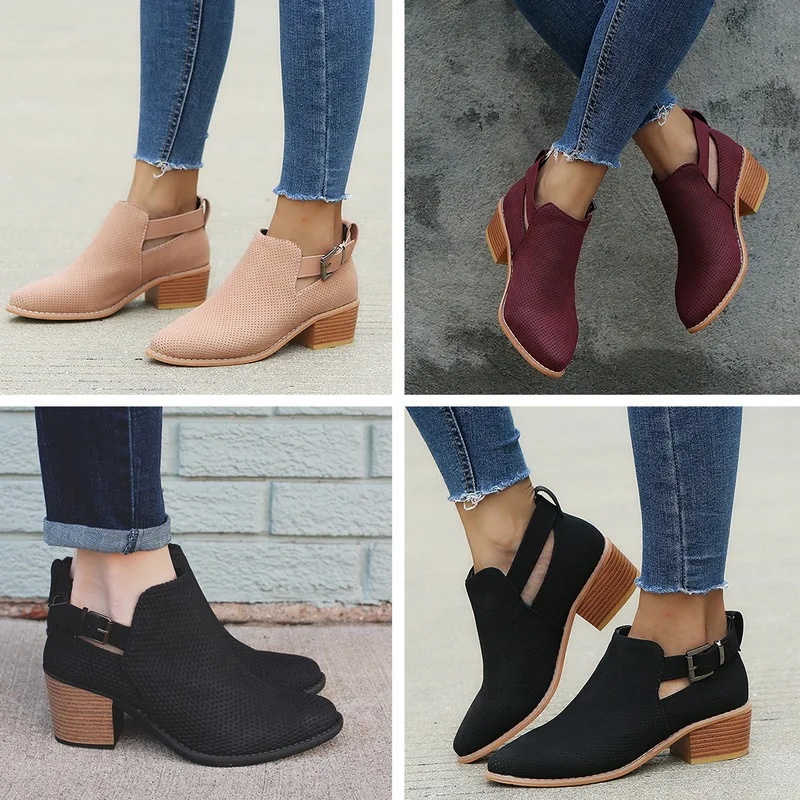 Womens Boots Fashion Casual Ladies Shoes Boots Suede Leather Buckle Boots High Heeled Zipper Snow Shoes For Femme
Womens Boots Fashion Casual Ladies Shoes Boots Suede Leather Buckle Boots High Heeled Zipper Snow Shoes For Femme