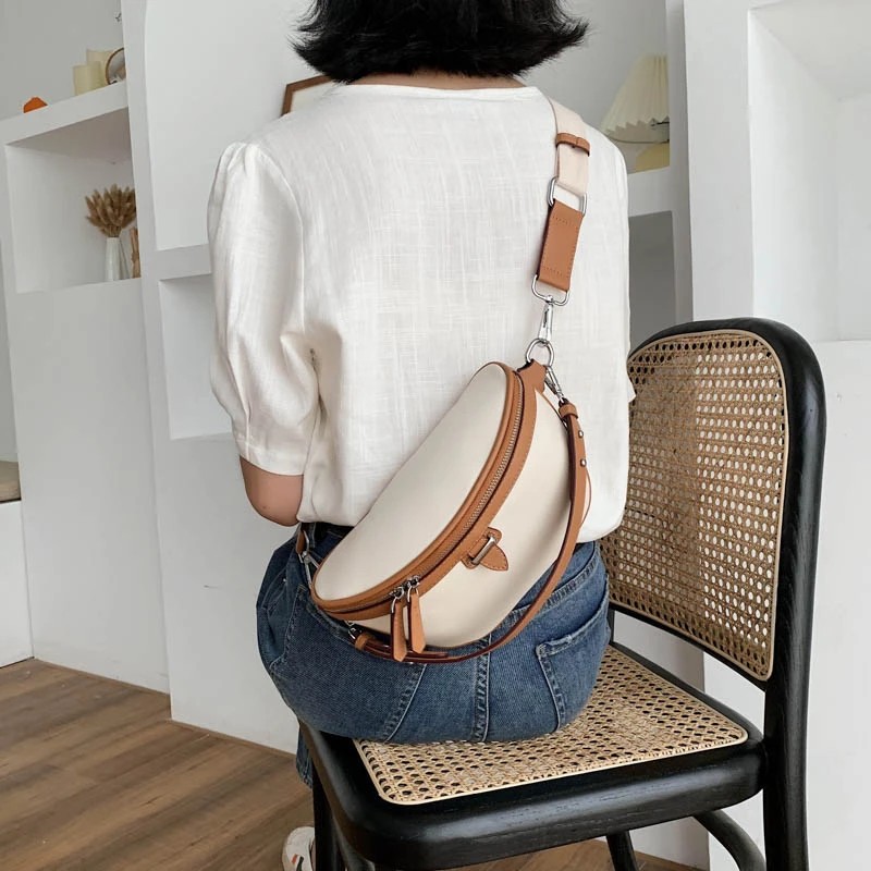 PU Leather Waist Bags For Women Casual High Quality 2021 Zipper Shoulder Messenger Bag Lady Chest Crossbody Women Handbags
PU Leather Waist Bags For Women Casual High Quality 2021 Zipper Shoulder Messenger Bag Lady Chest Crossbody Women Handbags