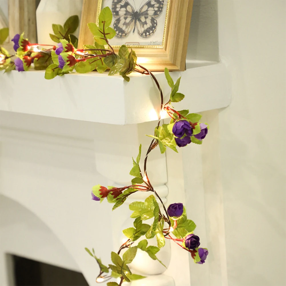 25LED Fairy Light for Valentine's, Party Garden Flower Bud Rattan String Lights Battery Powered Flower Bud Rattan Garland Plant
25LED Fairy Light for Valentine's, Party Garden Flower Bud Rattan String Lights Battery Powered Flower Bud Rattan Garland Plant