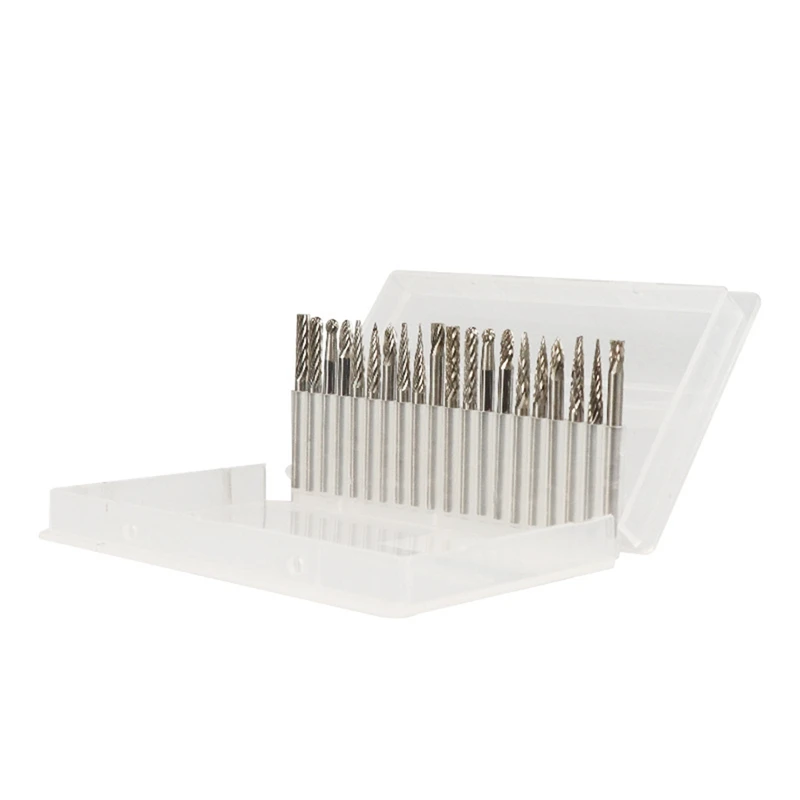 20Pcs Rotary File,Tungsten Steel Metal Grinding Head, Electric Single and Double Pattern Rotary File Kit for Engraver
20Pcs Rotary File,Tungsten Steel Metal Grinding Head, Electric Single and Double Pattern Rotary File Kit for Engraver