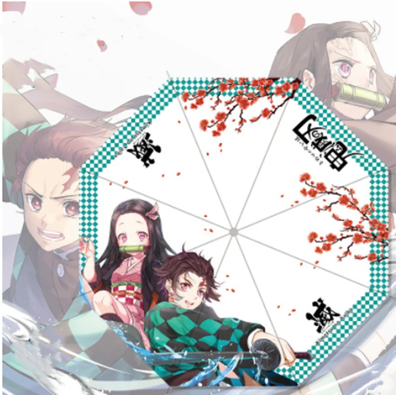 Anime Demon Slayer Kimetsu No Yaiba Funny Fold Umbrellas Sun Protection Anti-UV Cosplay Student School Sunshade Gift Halloween
Anime Demon Slayer Kimetsu No Yaiba Funny Fold Umbrellas Sun Protection Anti-UV Cosplay Student School Sunshade Gift Halloween
