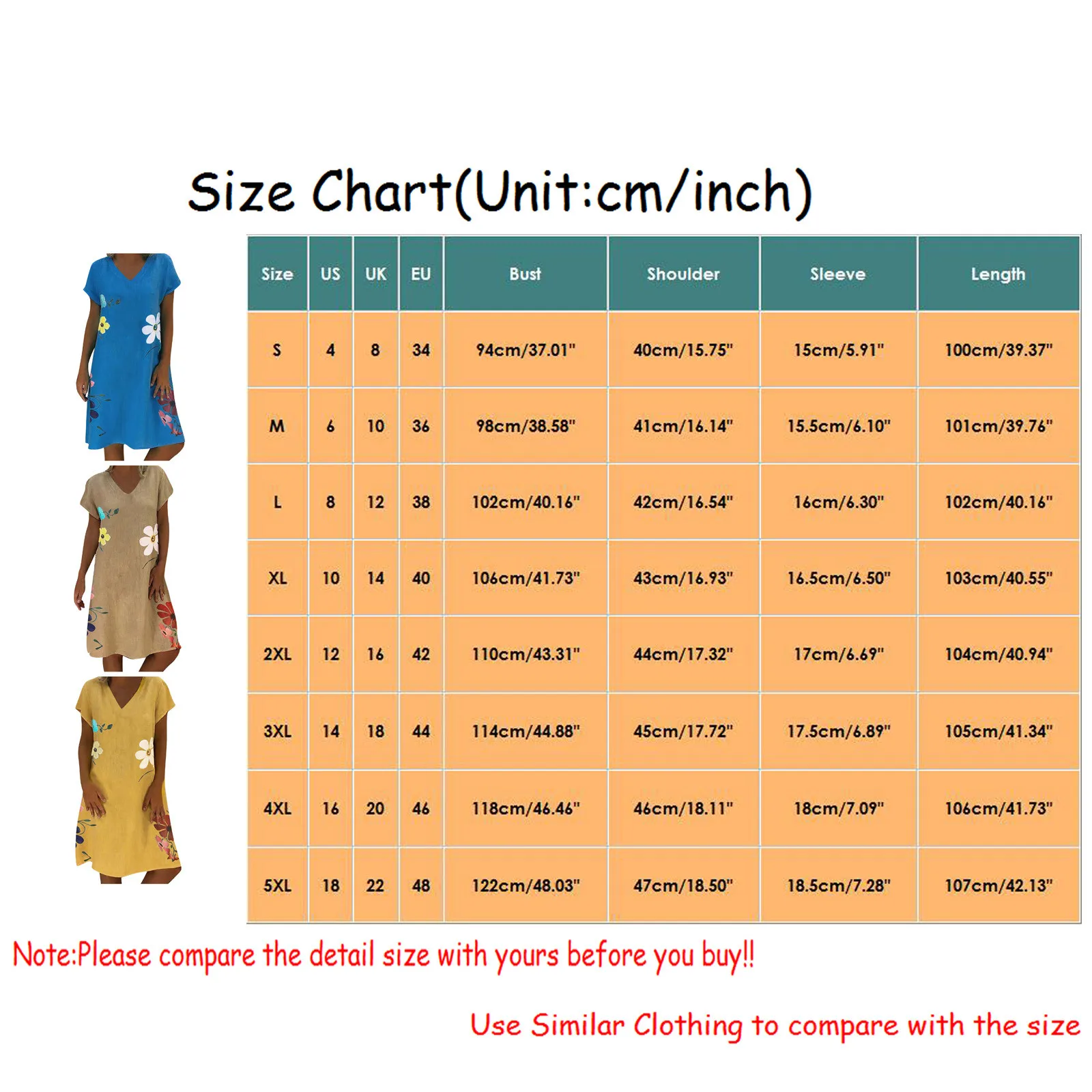 Plus Size Summer Dress Women Vintage V-neck Floral Print Dress Short Sleeve Retro Printed Loose Beach Casual Dresses
Plus Size Summer Dress Women Vintage V-neck Floral Print Dress Short Sleeve Retro Printed Loose Beach Casual Dresses