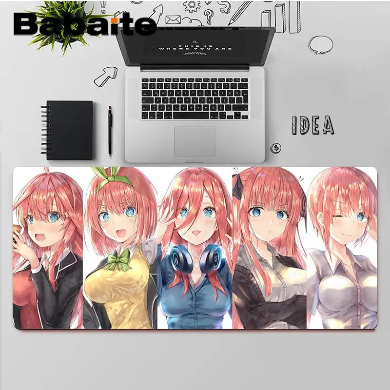 Babaite High Quality The Quintessential Quintuplets Durable Rubber Mouse Mat Pad Rubber Computer Gaming mousepad
Babaite High Quality The Quintessential Quintuplets Durable Rubber Mouse Mat Pad Rubber Computer Gaming mousepad