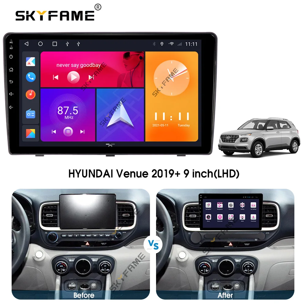 SKYFAME Android Автомобильная Навигация Радио мультимедийный плеер для HYUNDAI Venue 2019 + автомобильная стереосистема
SKYFAME Android Автомобильная Навигация Радио мультимедийный плеер для HYUNDAI Venue 2019 + автомобильная стереосистема